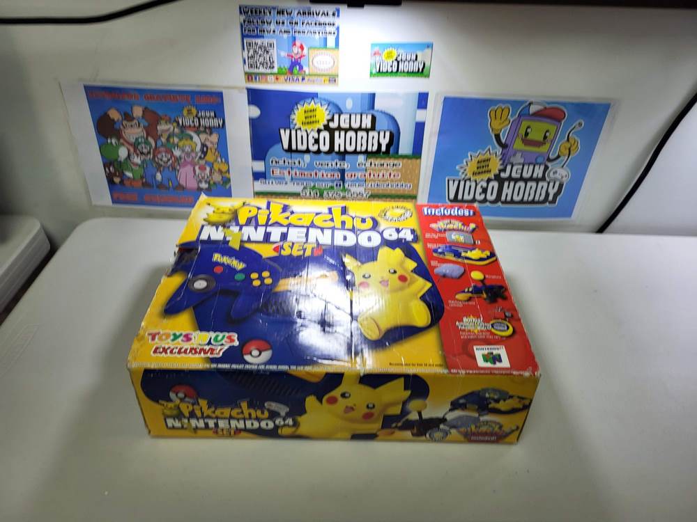 N64  Pokemon Special Edition Console Pikachu Nintendo 64 System *NTSC Version