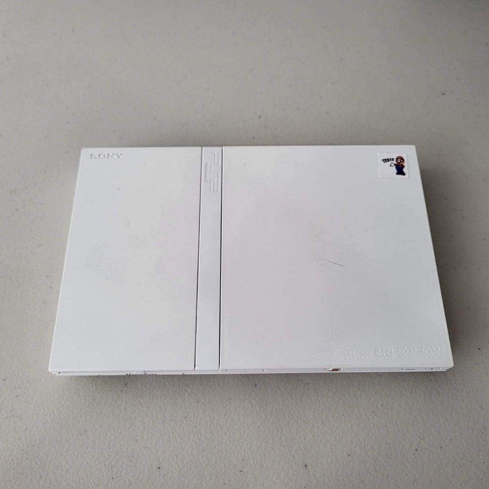 Ceramic White Playstation 2 Slim System Console -- Jeux Video Hobby 
