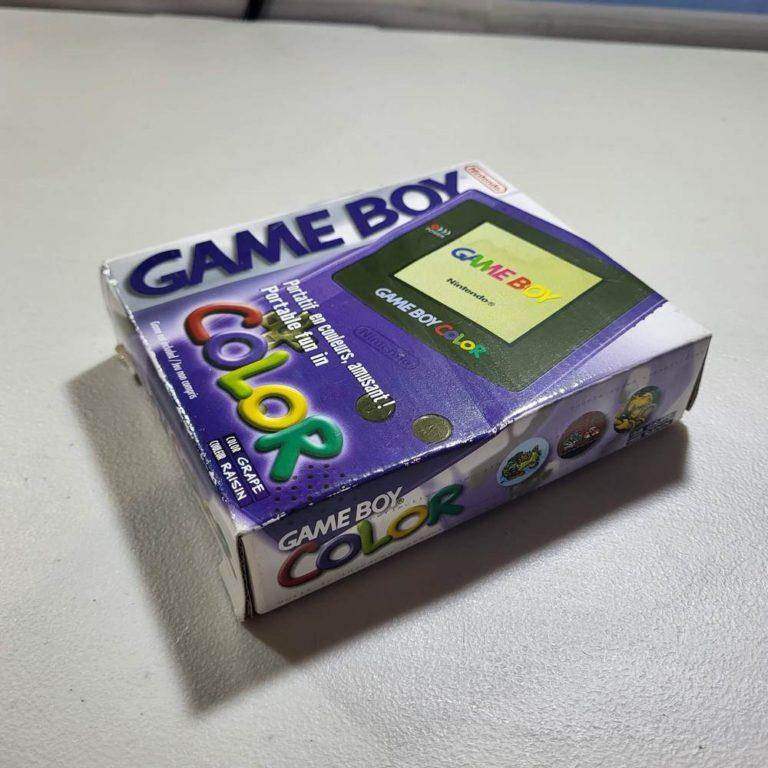 Console Game Boy Color Grape GameBoy Color (Cib) (Box Condition-) -- Jeux Video Hobby 