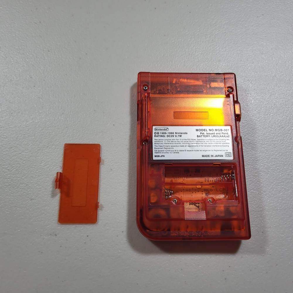 Orange Clear Pocket GameBoy Nintendo (3rd Party Shell) -- Jeux Video Hobby 