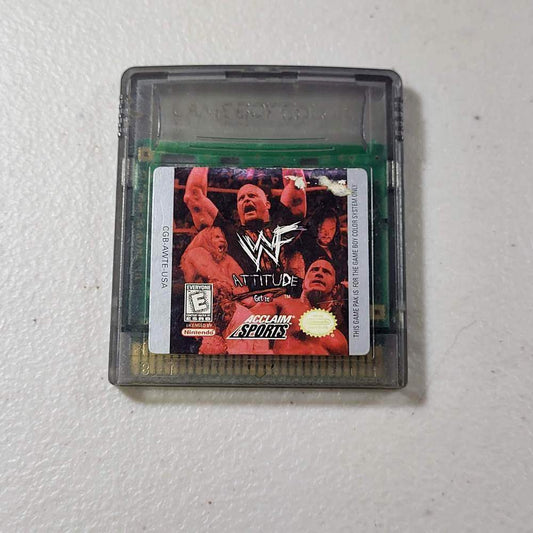 WWF Attitude GameBoy Color (Loose) -- Jeux Video Hobby 