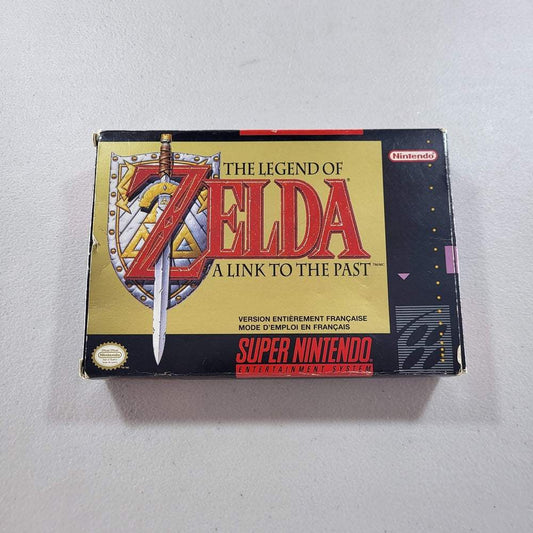 Zelda Link To The Past Super Nintendo (Cib) French/Francais -- Jeux Video Hobby 