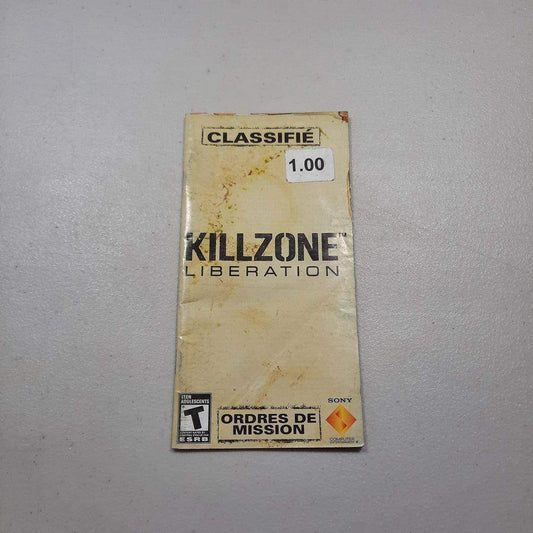 Killzone Liberation PSP (Instruction) *French/Francais -- Jeux Video Hobby 