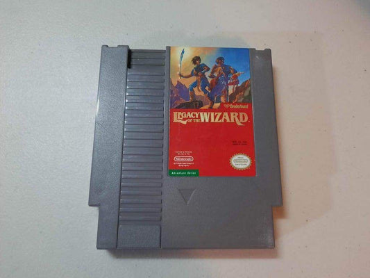 Legacy of the Wizard NES (Loose) (Condition-) -- Jeux Video Hobby 
