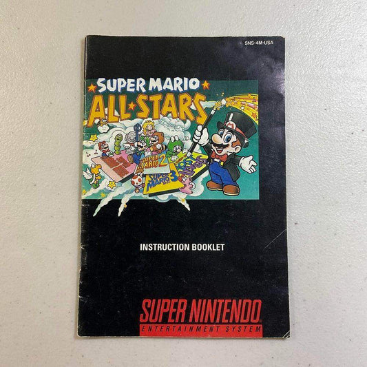 Super Mario All-Stars Super Nintendo (Instruction) *Anglais/English -- Jeux Video Hobby 