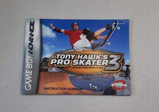 Tony Hawk 3 GameBoy Advance (Instruction) *Anglais/English -- Jeux Video Hobby 