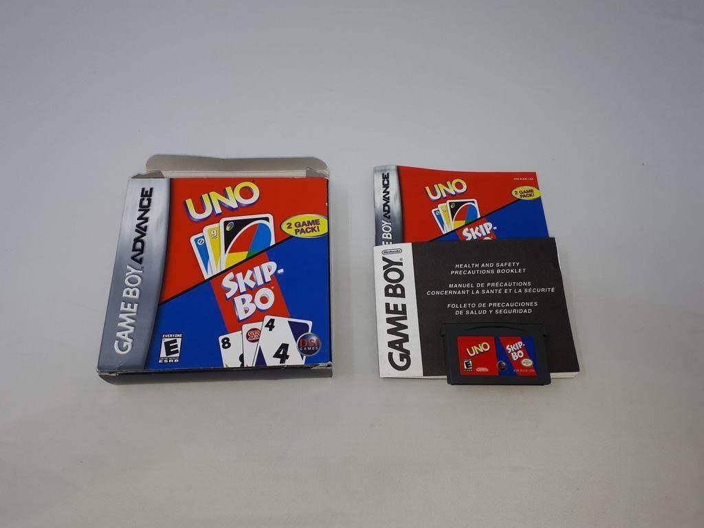 Uno and Skip-Bo GameBoy Advance ( Cib ) -- Jeux Video Hobby 