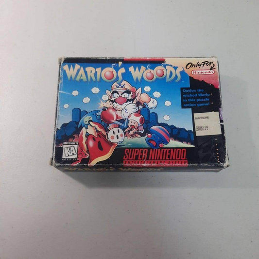 Wario's Woods Super Nintendo (Cb) (Condition-) -- Jeux Video Hobby 