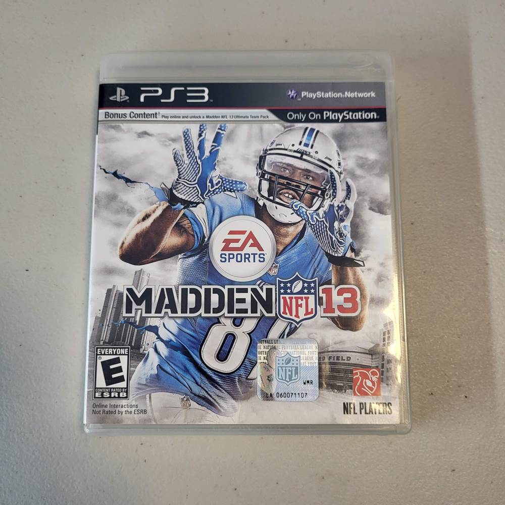 Madden NFL 13 Playstation 3 (Cib)