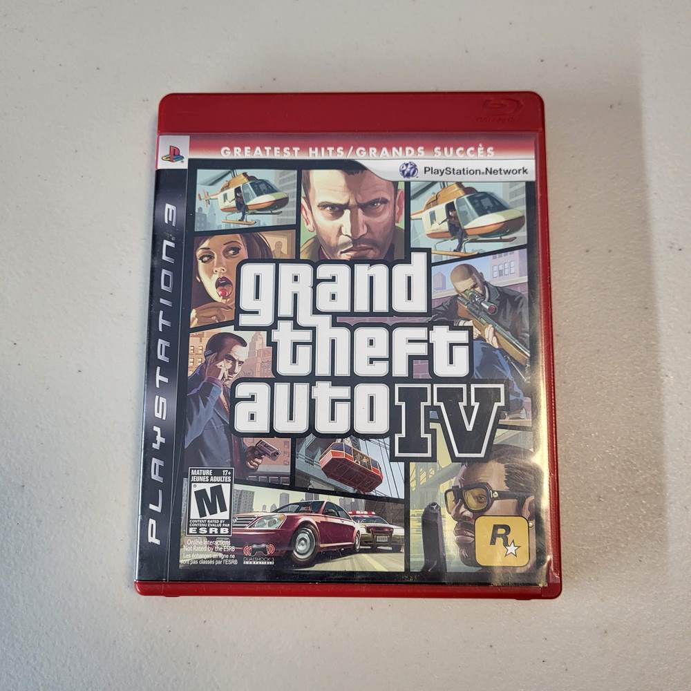 Grand Theft Auto IV Playstation 3   (Cib) (Condition-)