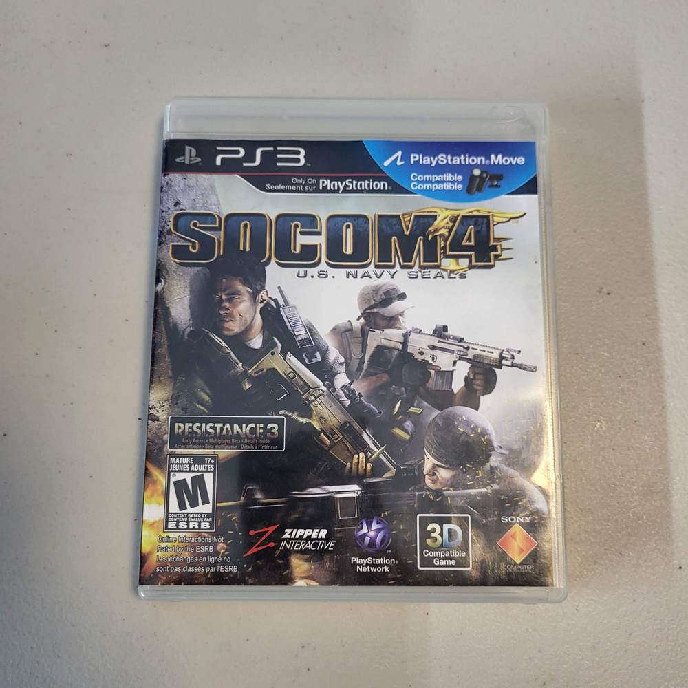 SOCOM 4: US Navy SEALs Playstation 3 (Cib)