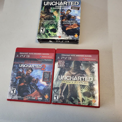 Uncharted & Uncharted 2 Dual Pack Playstation 3 (Cib)