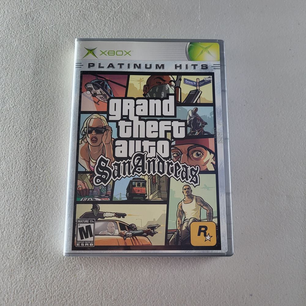 Grand Theft Auto San Andreas [Platinum Hits] Xbox (Cib)