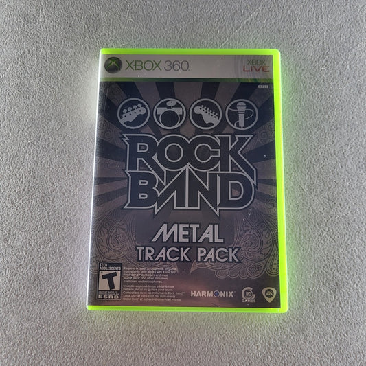 Rock Band Track Pack: Metal Xbox 360  (Cib)