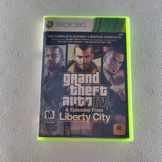 Grand Theft Auto IV [Complete Edition] Xbox 360  (Cib)