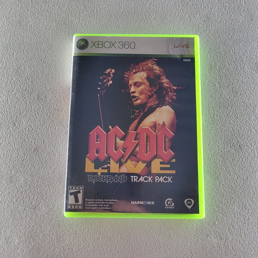 AC/DC Live Rock Band Track Pack Xbox 360 (Cib)