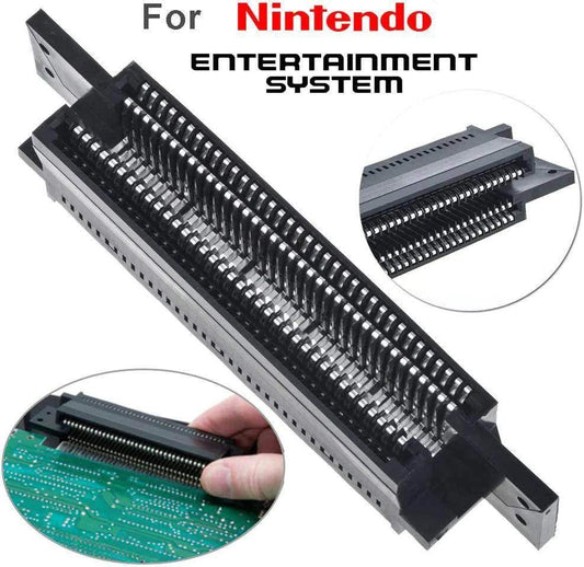 72 Pin Replacement Connector Cartridge Slot - Original Nintendo Console -- Jeux Video Hobby 