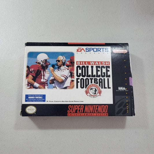 Bill Walsh College Football Super Nintendo (Cib) -- Jeux Video Hobby 