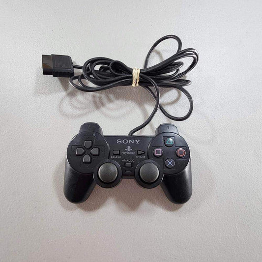 Black Dual Shock Controller Playstation 2 -- Jeux Video Hobby 