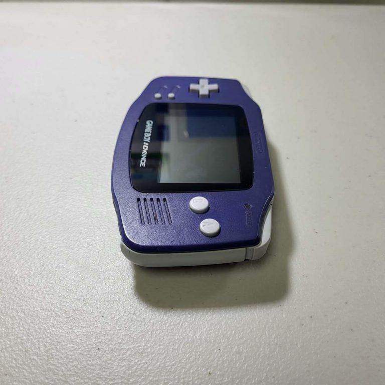 Blue Indigo Console Gameboy Advance System GBA (PAL) -- Jeux Video Hobby 