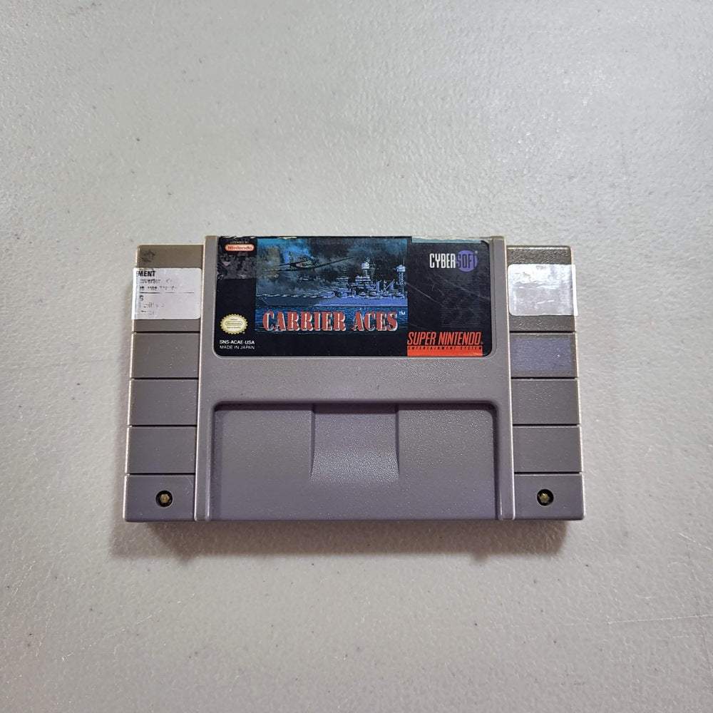 Carrier Aces Super Nintendo (Loose)(Condition-) -- Jeux Video Hobby 