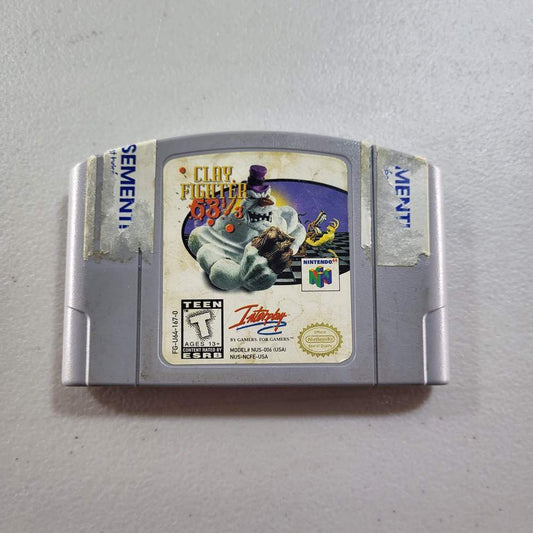 Clay Fighter 63 1/3 Nintendo 64 (Loose)(Condition-) -- Jeux Video Hobby 