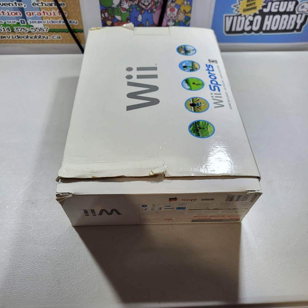 Console White Nintendo Wii System Wii Sports Bundle (Cib) -- Jeux Video Hobby 