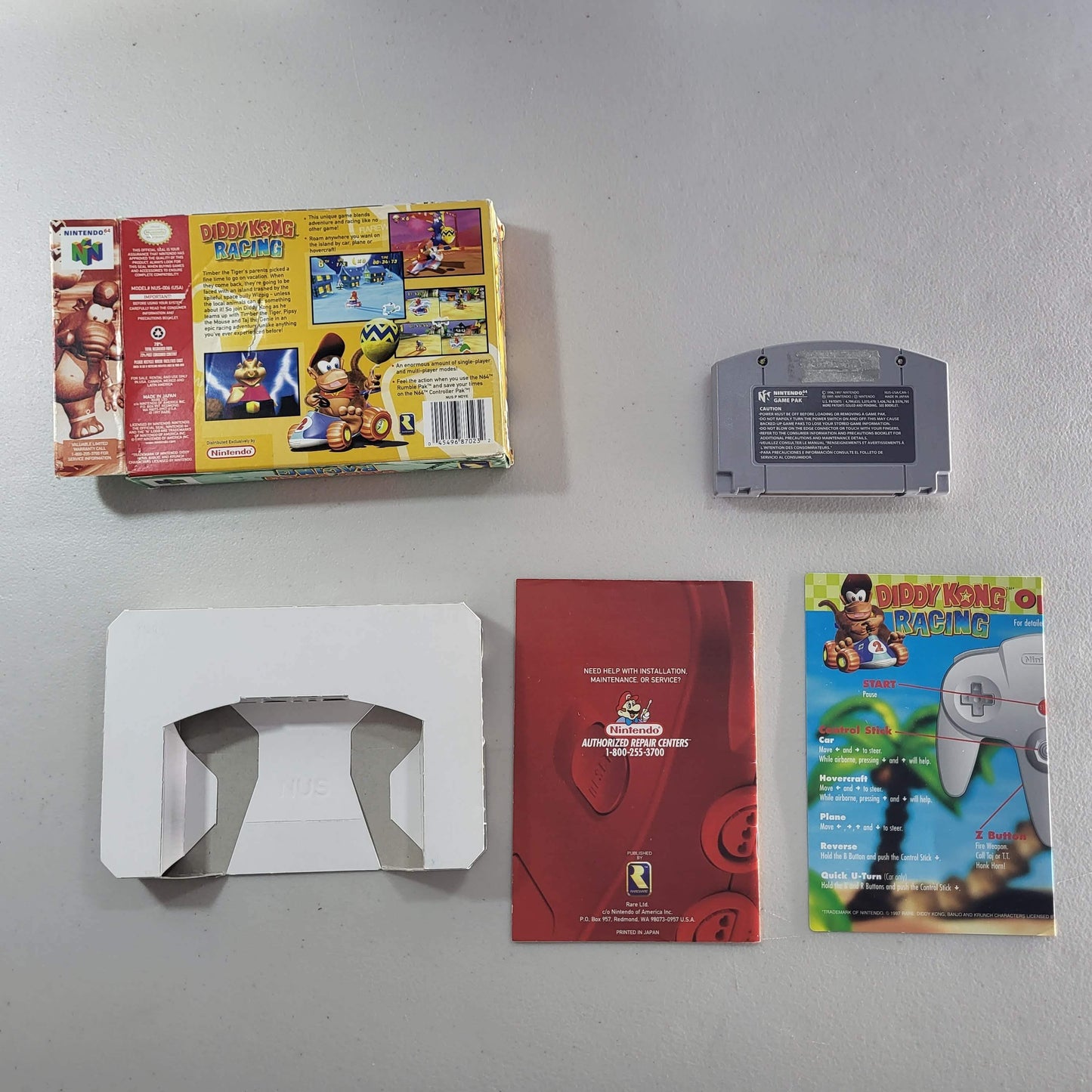 Diddy Kong Racing Nintendo 64 (Cib) -- Jeux Video Hobby 