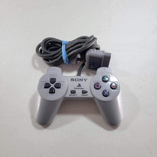 Gray Controller Playstation PS1 (No-Dual Shock) -- Jeux Video Hobby 
