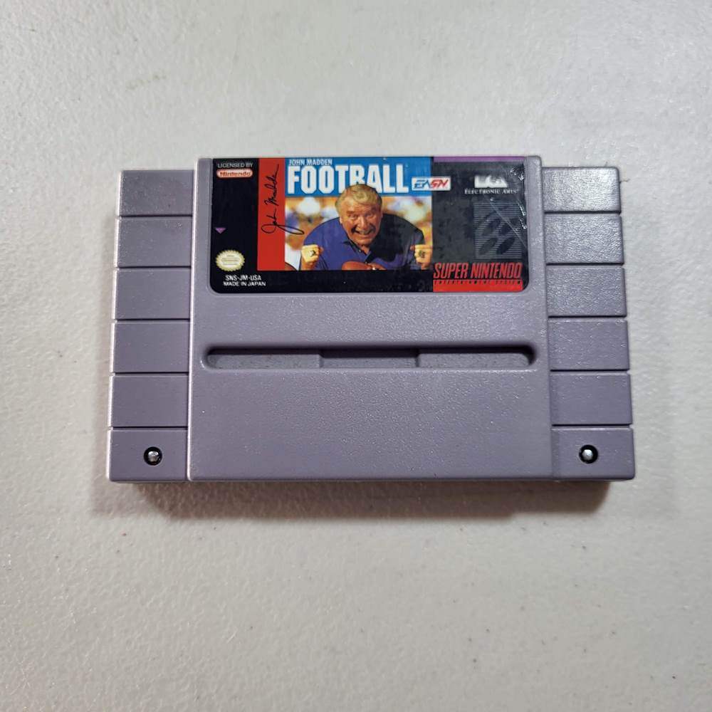 John Madden Football Super Nintendo (Loose) -- Jeux Video Hobby 
