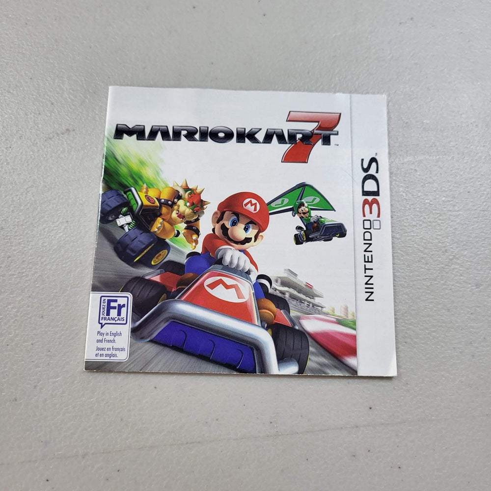 Mario Kart 7 Nintendo 3DS (Instruction) *French/Francais -- Jeux Video Hobby 