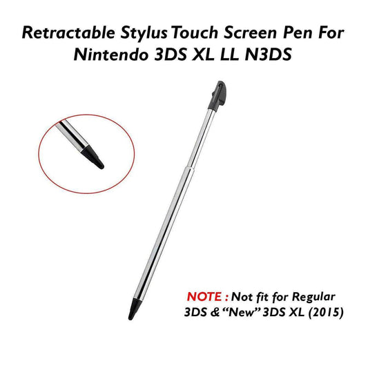 Metal Retractable Touch Screen Stylus Pen For Nintendo 3ds Xl Console -- Jeux Video Hobby 