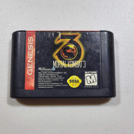 Mortal Kombat III 3 Sega Genesis (Loose)(Condition-) -- Jeux Video Hobby 
