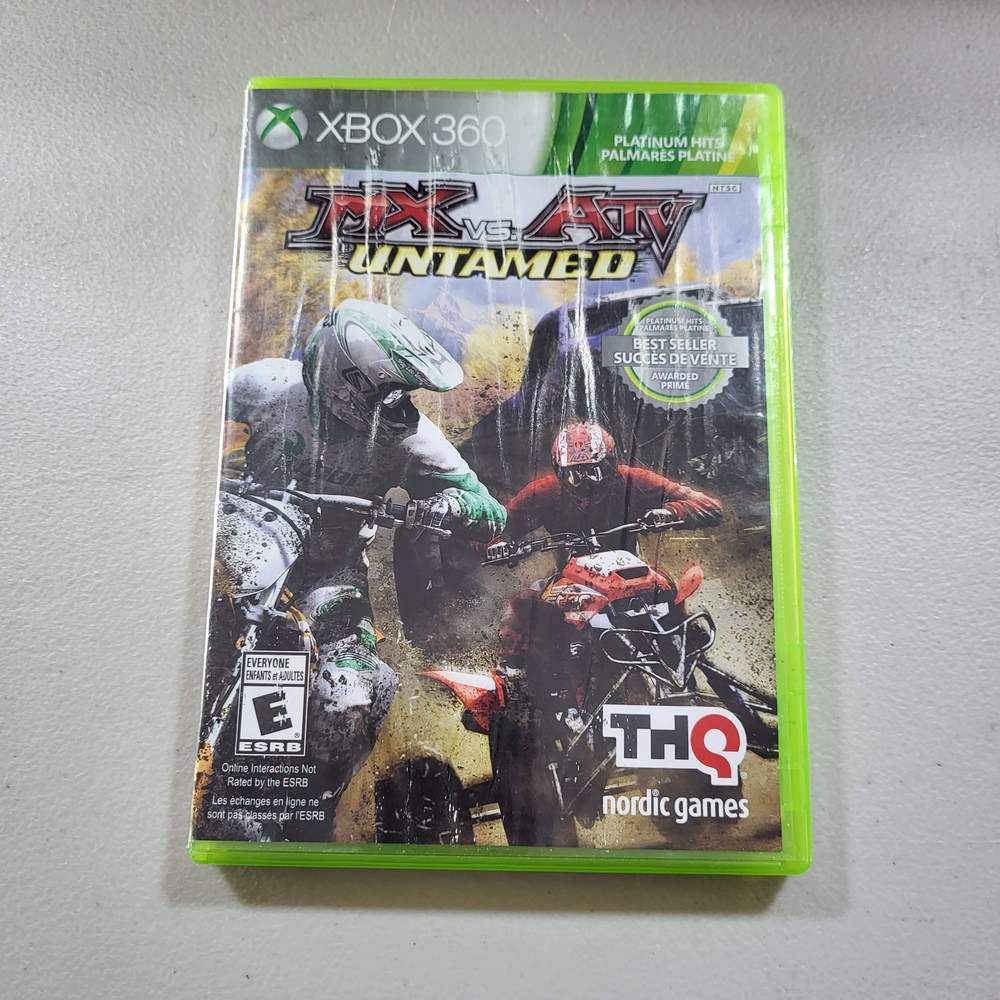MX Vs ATV Untamed [Platinum Hits] Xbox 360 (Cb)(Condition-) -- Jeux Video Hobby 