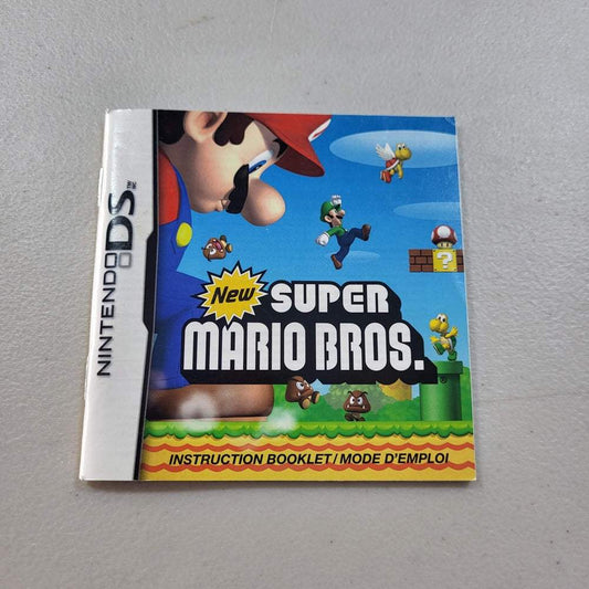 New Super Mario Bros Nintendo DS (Instruction) *Bilingual -- Jeux Video Hobby 