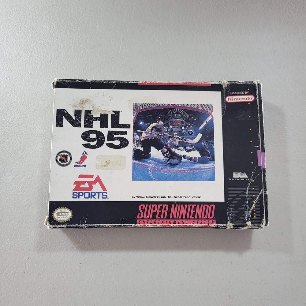 NHL 95 Super Nintendo (Box) -- Jeux Video Hobby 