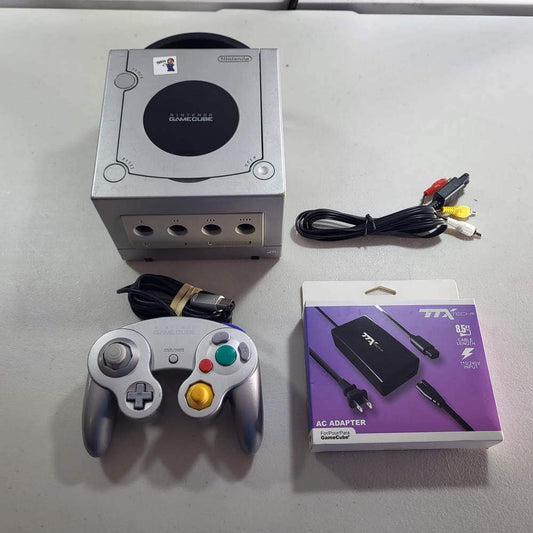 Nintendo Console Silver GameCube System Used   [DOL-101] -- Jeux Video Hobby 