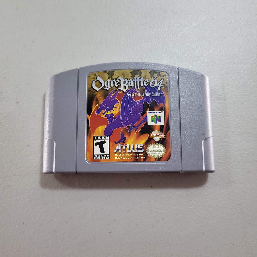 Ogre Battle 64: Person Of Lordly Caliber Nintendo 64 (Loose) -- Jeux Video Hobby 