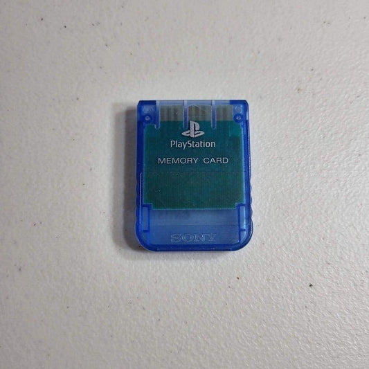 Original Playstation One Memory Card PS1 - Blue -- Jeux Video Hobby 