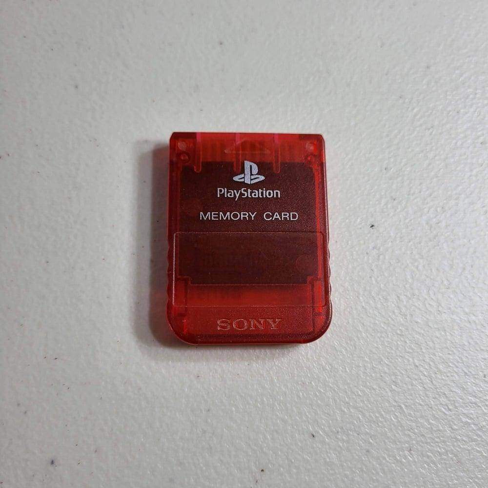 Original Playstation One Memory Card PS1 - Red -- Jeux Video Hobby 