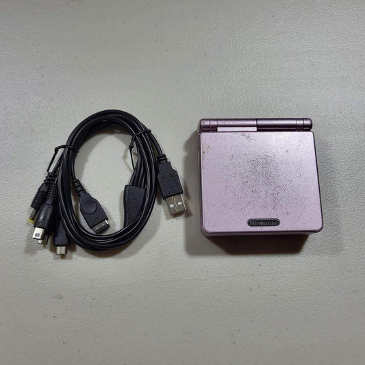 Pearl Pink Gameboy Advance SP [AGS-001] XU1908567608 -- Jeux Video Hobby 