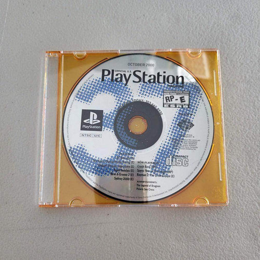 Playstation Magazine Issue 37 October 2000 Playstation Ps1 (Loose)(Condition-) -- Jeux Video Hobby 