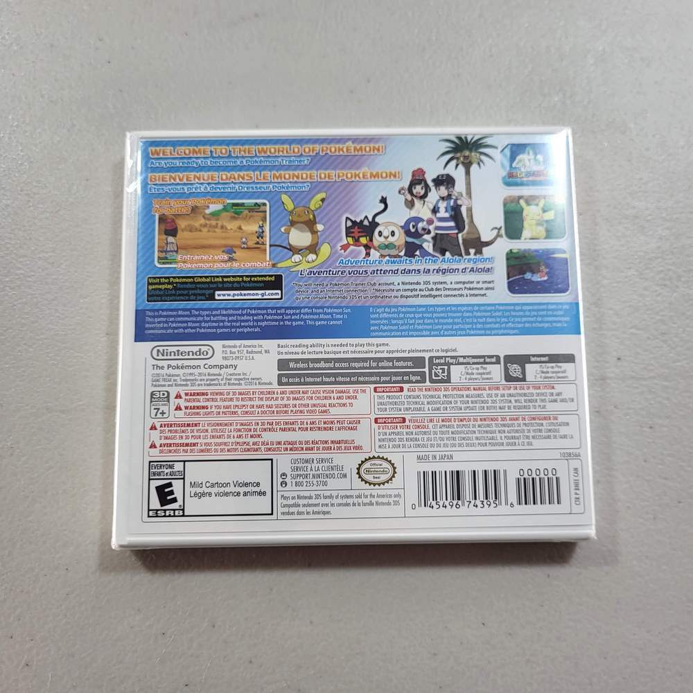 Pokemon Moon Nintendo 3DS (Seal) -- Jeux Video Hobby 