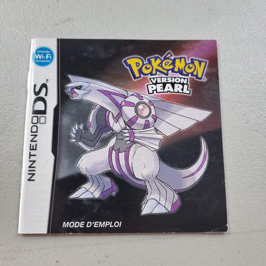 Pokemon Pearl Nintendo DS (Instruction) *Francais/French -- Jeux Video Hobby 