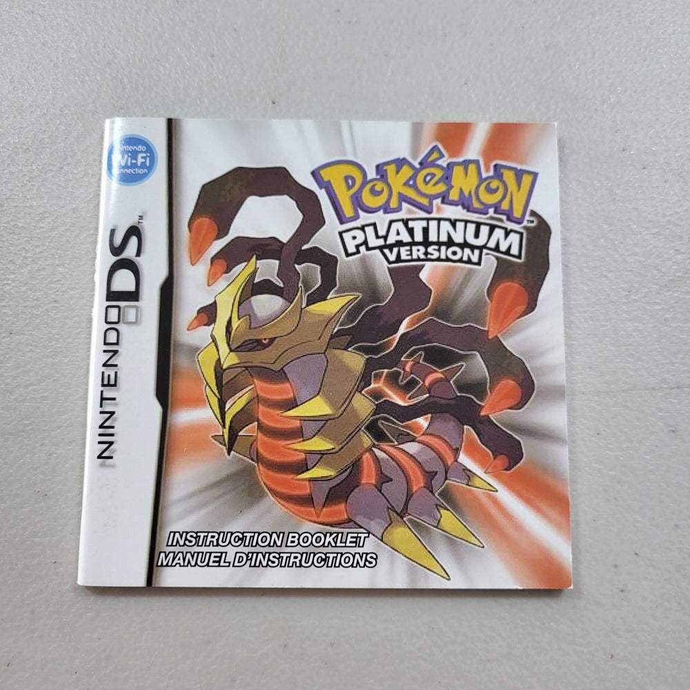 Pokemon Platinum Nintendo DS (Instruction) *Bilingual -- Jeux Video Hobby 