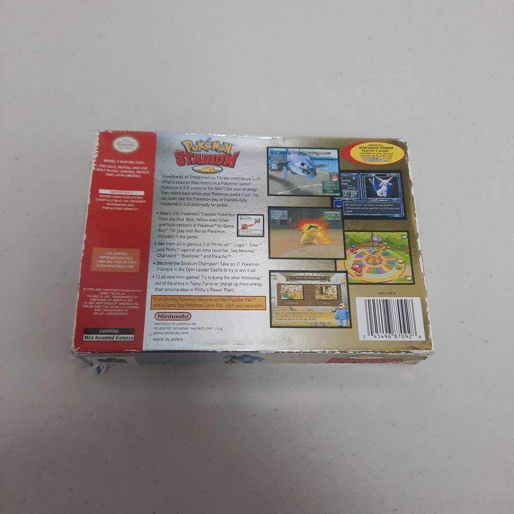 Pokemon Stadium 2 Nintendo 64 (Cib) -- Jeux Video Hobby 