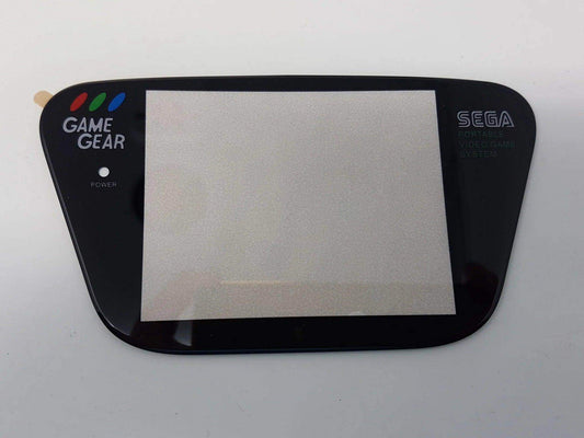 Replacement Black Glass Screen Protector Lens Cover For Sega Game Gear -- Jeux Video Hobby 