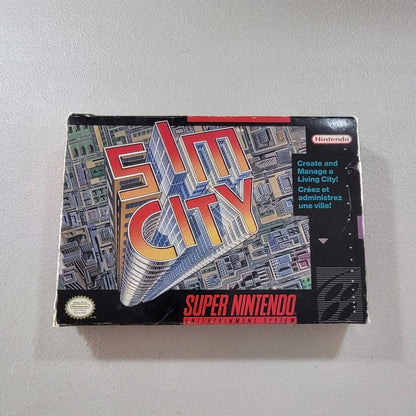 SimCity Super Nintendo (Cib) -- Jeux Video Hobby 