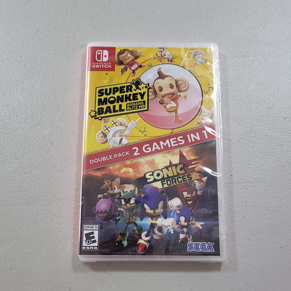Sonic Forces + Super Monkey Ball: Banana Blitz Nintendo Switch (Seal) -- Jeux Video Hobby 