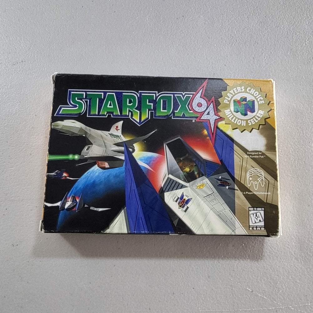 Star Fox 64 [Player's Choice] Nintendo 64 (Cib) -- Jeux Video Hobby 